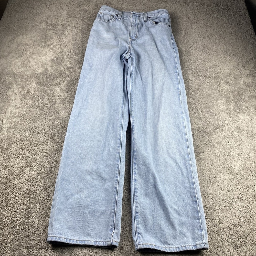 Levi's High Rise Wide Leg Jeans in Light Blue